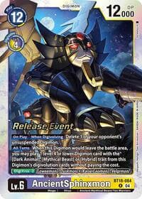 AncientSphinxmon - Release Special Booster 2.0 Celebration Event Cards - Digimon Card Game card