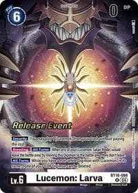 Lucemon: Larva - Release Special Booster 2.0 Celebration Event Cards - Digimon Card Game card