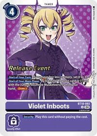 Violet Inboots - BT18-093 - Release Special Booster 2.0 Celebration Event Cards - Digimon Card Game card
