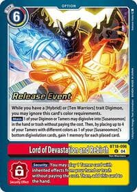 Lord of Devastation and Rebirth - Release Special Booster 2.0 Celebration Event Cards - Digimon Card Game card