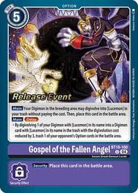Gospel of the Fallen Angel - Release Special Booster 2.0 Celebration Event Cards - Digimon Card Game card