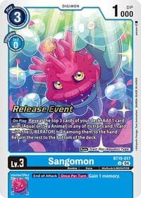 Sangomon - Release Special Booster 2.0 Celebration Event Cards - Digimon Card Game card
