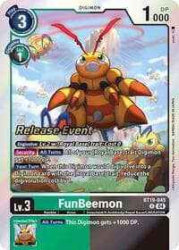 FunBeemon - BT19-045 - Release Special Booster 2.0 Celebration Event Cards - Digimon Card Game card