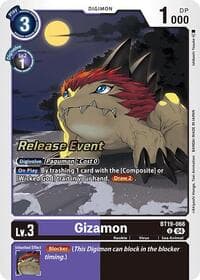 Gizamon - Release Special Booster 2.0 Celebration Event Cards - Digimon Card Game card