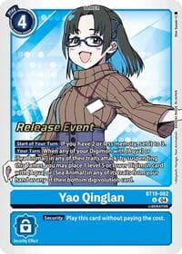 Yao Qinglan - Release Special Booster 2.0 Celebration Event Cards - Digimon Card Game card