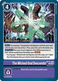 The Wicked God Descends! - Release Special Booster 2.0 Celebration Event Cards - Digimon Card Game card