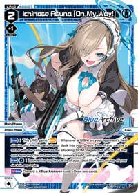 Ichinose Asuna [On My Way] - Blue Archive DIVA - WIXOSS card