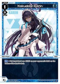 Kakudate Karin - Blue Archive DIVA - WIXOSS card
