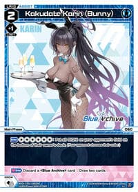 Kakudate Karin (Bunny) - Blue Archive DIVA - WIXOSS card
