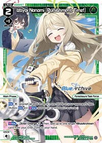 Izayoi Nonomi [Punishment Time!] - Blue Archive DIVA - WIXOSS card
