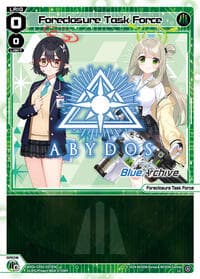 Foreclosure Task Force - Blue Archive DIVA - WIXOSS card