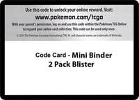Code Card - Mini Binder 2 Pack Blister - SM - Guardians Rising - Pokemon card