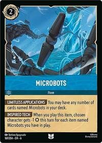 Microbots - Azurite Sea - Disney Lorcana card