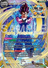 Son Goku & Vegeta // Vegito, Prodigious Fusion (2nd Place) - Tournament Promotion Cards - Dragon Ball Super: Masters card