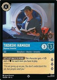 Tadashi Hamada - Baymax Inventor - Azurite Sea - Disney Lorcana card