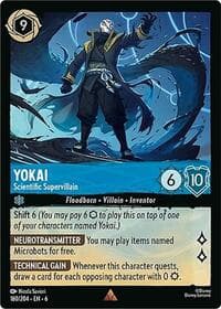 Yokai - Scientific Supervillain - Azurite Sea - Disney Lorcana card