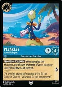 Pleakley - Scientific Expert - Azurite Sea - Disney Lorcana card