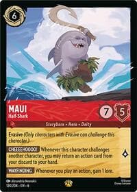 Maui - Half-Shark - Azurite Sea - Disney Lorcana card