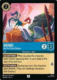 HeiHei - Not-So-Tricky Chicken - Azurite Sea - Disney Lorcana card