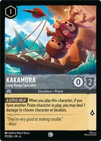 Kakamora - Long-Range Specialist - Azurite Sea - Disney Lorcana card