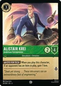 Alistair Krei - Ambitious Entrepreneur - Azurite Sea - Disney Lorcana card
