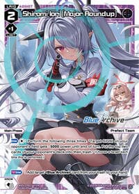 Shiromi Iori [Major Roundup] - Blue Archive DIVA - WIXOSS card