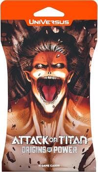 Attack on Titan: Origins of Power Hanging Booster Pack - Attack On Titan: Origins of Power - UniVersus card