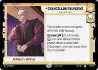 Chancellor Palpatine - Playing Both Sides - Twilight of the Republic - Star Wars: Unlimited card