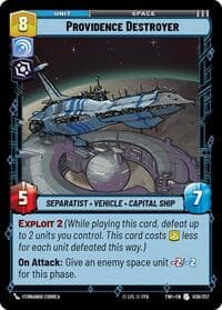 Providence Destroyer - Twilight of the Republic - Star Wars: Unlimited card
