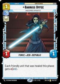 Barriss Offee - Unassuming Apprentice - Twilight of the Republic - Star Wars: Unlimited card