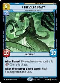 The Zillo Beast - Awoken From The Depths - Twilight of the Republic - Star Wars: Unlimited card