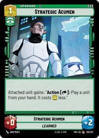 Strategic Acumen - Twilight of the Republic - Star Wars: Unlimited card