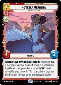 Steela Gerrera - Beloved Tactician - Twilight of the Republic - Star Wars: Unlimited card