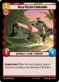 Bold Recon Commando - Twilight of the Republic - Star Wars: Unlimited card