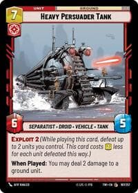 Heavy Persuader Tank - Twilight of the Republic - Star Wars: Unlimited card