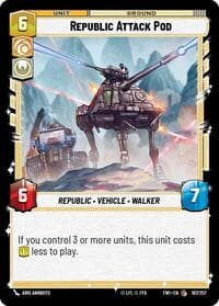 Republic Attack Pod - Twilight of the Republic - Star Wars: Unlimited card