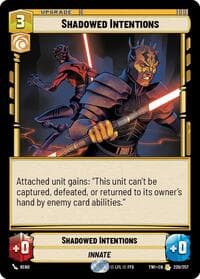Shadowed Intentions - Twilight of the Republic - Star Wars: Unlimited card