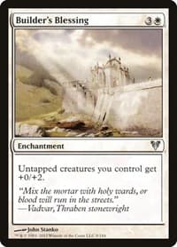 Builder's Blessing - Avacyn Restored - Magic: The Gathering card