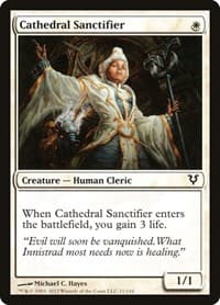 Cathedral Sanctifier - Avacyn Restored - Magic: The Gathering card