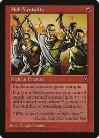 Mob Mentality - Visions - Magic: The Gathering card