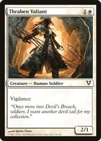 Thraben Valiant - Avacyn Restored - Magic: The Gathering card