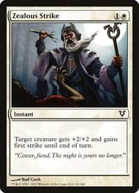 Zealous Strike - Avacyn Restored - Magic: The Gathering card