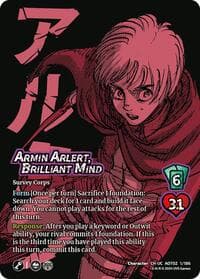 Armin Arlert, Brilliant Mind - Attack On Titan: Origins of Power - UniVersus card