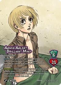 Armin Arlert, Brilliant Mind (Alternate Art) - Attack On Titan: Origins of Power - UniVersus card