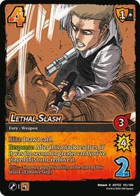 Lethal Slash - Attack On Titan: Origins of Power - UniVersus card
