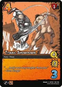 Titanic Showdown - Attack On Titan: Origins of Power - UniVersus card