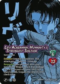 Levi Ackerman, Humanity's Strongest Soldier - Attack On Titan: Origins of Power - UniVersus card