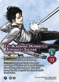 Levi Ackerman, Humanity's Strongest Soldier (Alternate Art) - Attack On Titan: Origins of Power - UniVersus card