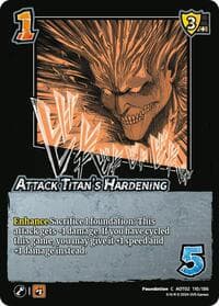 Attack Titan's Hardening - Attack On Titan: Origins of Power - UniVersus card