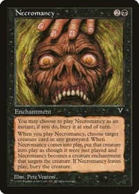Necromancy - Visions - Magic: The Gathering card